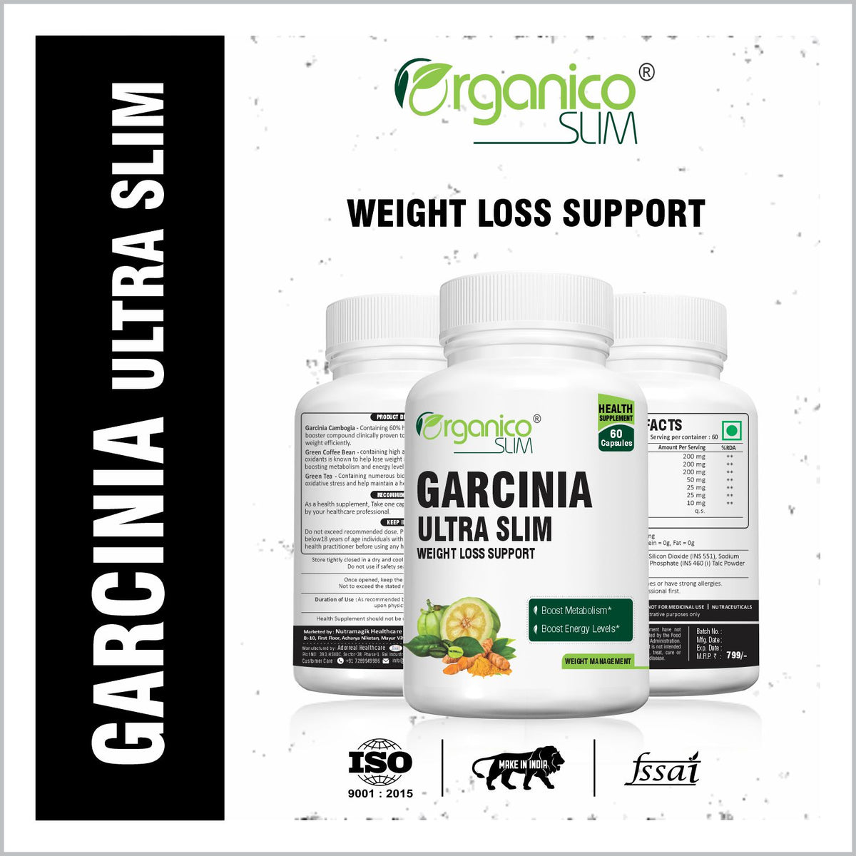Garcinia Ultraslim, 60 Capsules