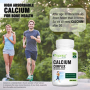 Calcium Complex for Healthy Joints and Bone Density -60 Capsules