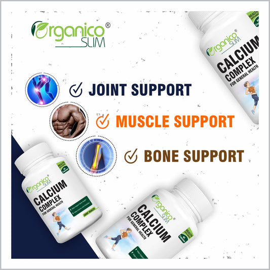 Calcium Complex for Healthy Joints and Bone Density -60 Capsules