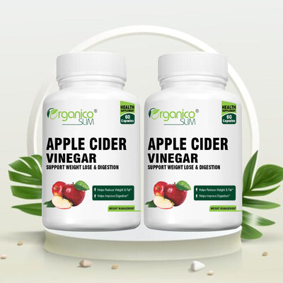 Combo offer Apple Cider Vinegar -weight lose & digestion- 60+60=120 Capsules