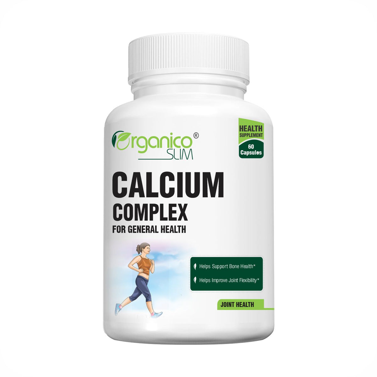 Calcium Complex for Healthy Joints and Bone Density -60 Capsules