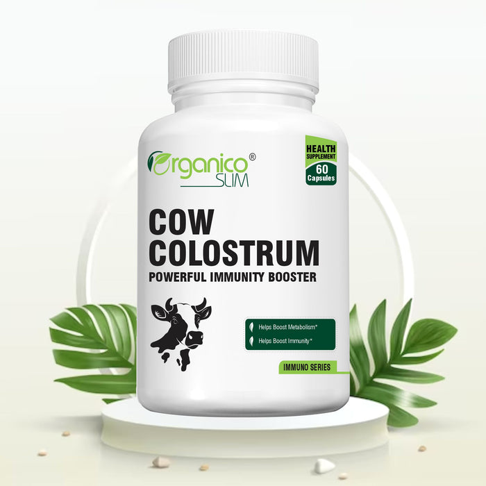 Organicoslim Cow Colostrum, 60 Capsules product pack