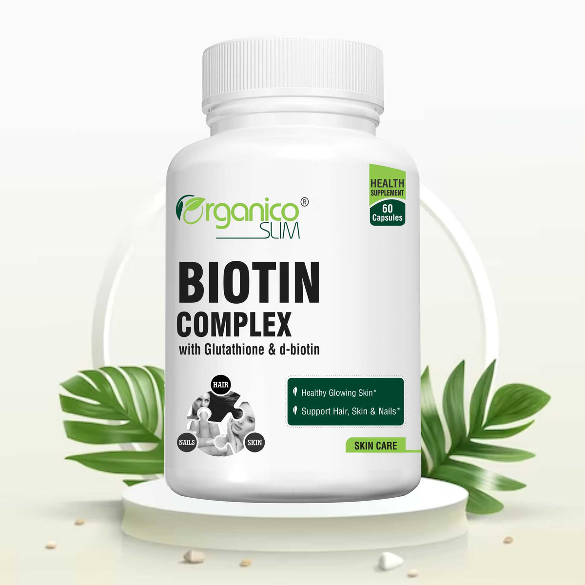 Biotin Complex Advance Formula for Healthy Hair Skin & Nails- 60 Capsules