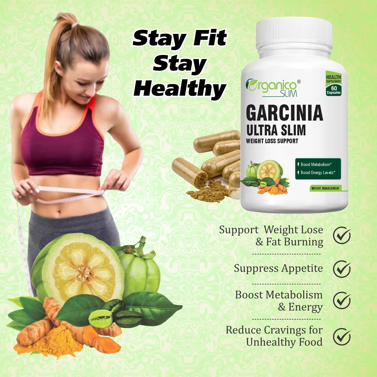 Garcinia Ultraslim, 60 Capsules