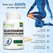 Glucosamine with Chondroitin, MSM with Herbs for Healthy Joints - 60 Capsules