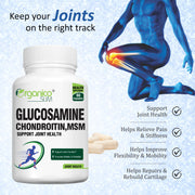 Glucosamine with Chondroitin, MSM with Herbs for Healthy Joints - 60 Capsules