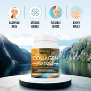 Collagen Peptides -Unflavoured Hydrolyzed Collagen Powder for Skin & Hair - 200gm