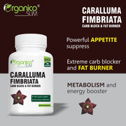 Caralluma Fimbriata Extract ,Appetite Suppressant & Energy Booster- 60 capsules