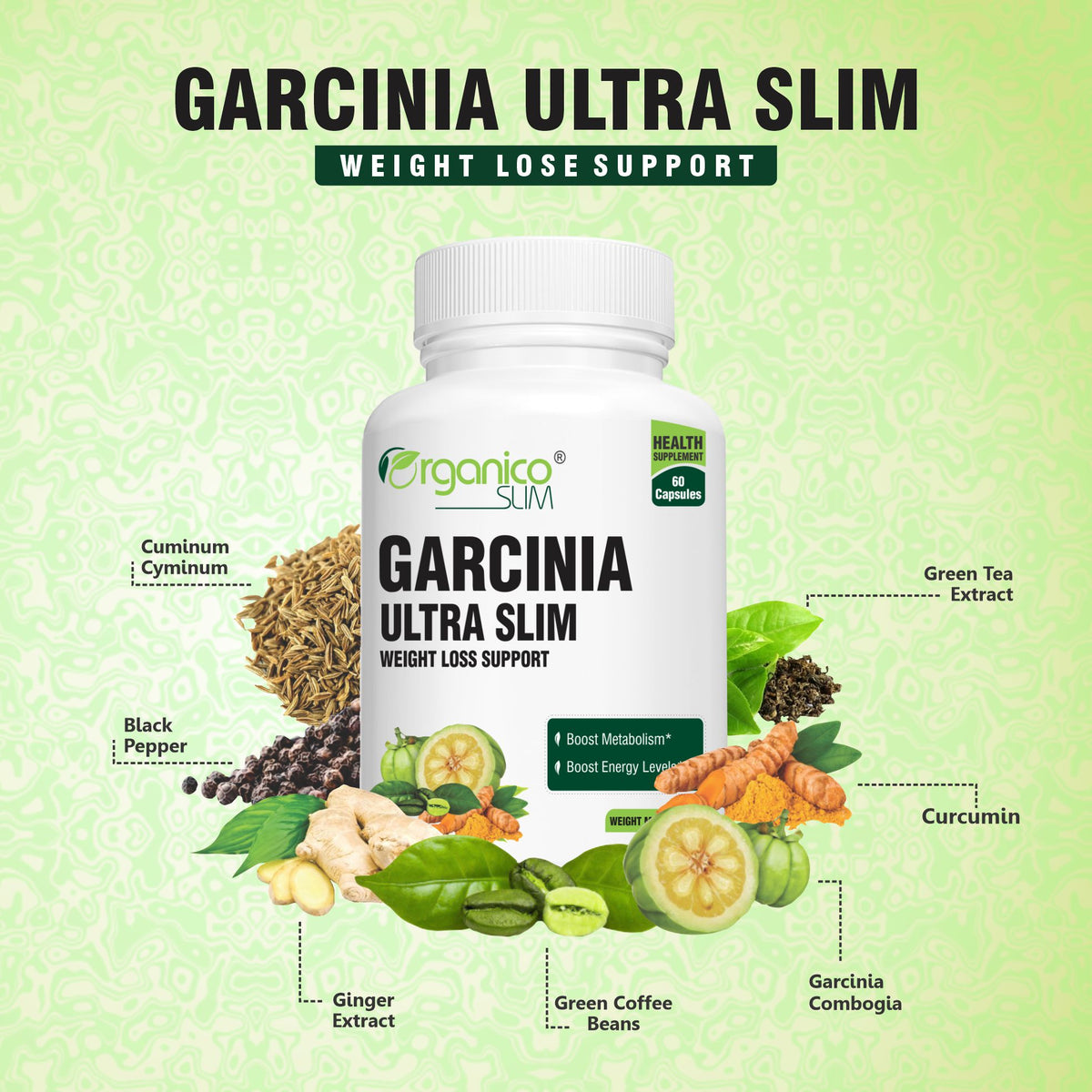 Garcinia Ultraslim, 60 Capsules