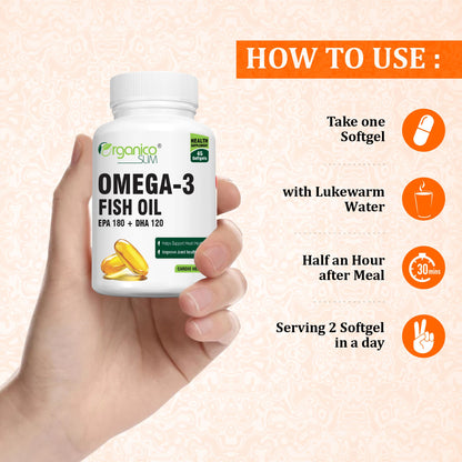 Organicoslim Omega-3 Fish Oil Duo, 90 Softgels — product information graphic 4