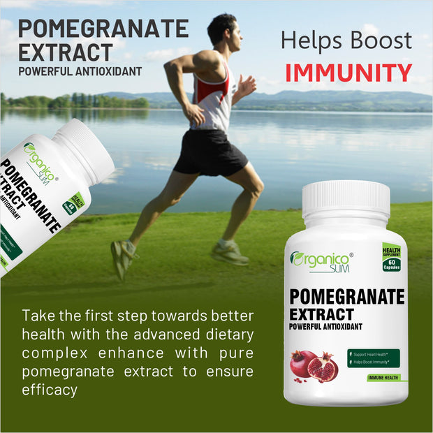 Pomegranate Extract Rich in Antioxidants, Immune Support, Stress Relief-60 Capsules