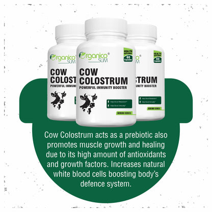 Organicoslim Cow Colostrum, 60 Capsules — product information graphic 5