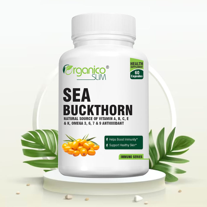 Organicoslim Sea Buckthorn, 60 Capsules — front pack